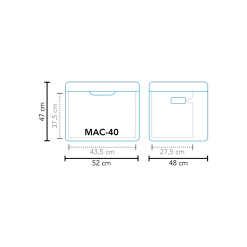 Mestic MAC-40 3 Way Camping Fridge 9 Mestic MAC-40 3 Way Camping Fridge -Outdoor Camping Store 100 1503620