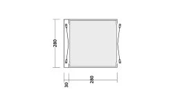 Easy Camp Fairfields Drive Away Awning (2022) -Outdoor Camping Store 120375 Fairfields DrawingFloorplan3
