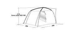 Easy Camp Fairfields Drive Away Awning (2022) -Outdoor Camping Store 120375 Fairfields DrawingPerspective2
