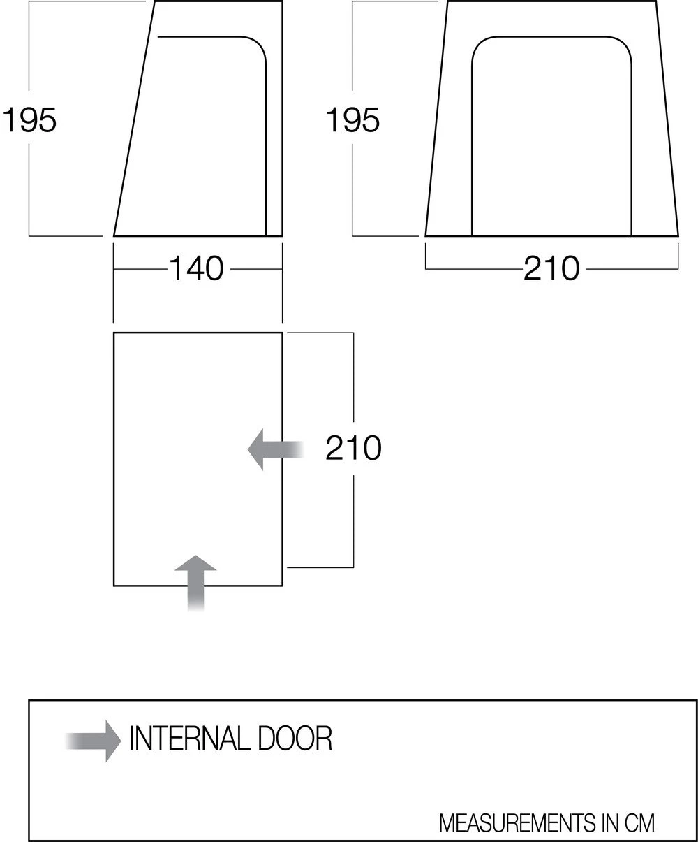 Vango Drive Away Awning Inner Bedroom - BR001 4 Vango Drive Away Awning Inner Bedroom - BR001 - Image 2