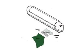 Vango Driveaway Kit For 6mm & 4mm Rails 3m Set -Outdoor Camping Store 22a81529c81b17f506be2903731f15ca