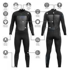 Osprey Origin 3mm Full Length Wetsuit 16 Osprey Origin 3mm Full Length Wetsuit -Outdoor Camping Store 3 4 35