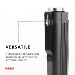Nebo Big Larry™ 2 13 Nebo Big Larry™ 2 -Outdoor Camping Store 6737 GRAY PocketClip 01 1800x1800 97f94276 d04a 4d74 89b6 cd673f132b5e