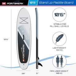 M.Y 10ft 6in Grey Paddle Board Package 8 M.Y 10ft 6in Grey Paddle Board Package -Outdoor Camping Store 806 2324