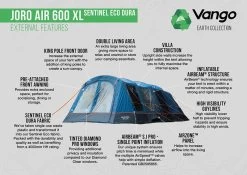 Vango Joro Air 600XL Sentinel Eco Dura Tent 33 Vango Joro Air 600XL Sentinel Eco Dura Tent -Outdoor Camping Store Joro Air 600XL SED small