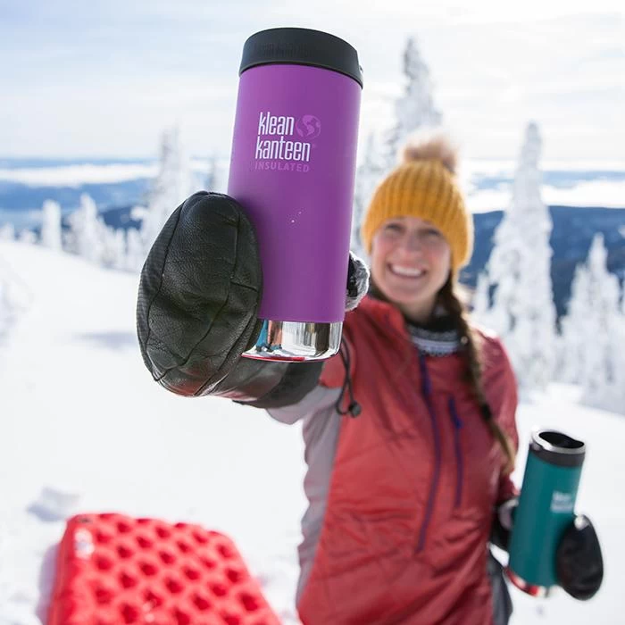 Klean Kanteen Insulated TK Wide With Café Cap 355ml - Berry 4 Klean Kanteen Insulated TK Wide With Café Cap 355ml - Berry - Image 2