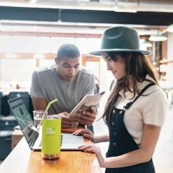 Klean Kanteen Insulated TK Wide With Café Cap 355ml - Brushed Steel -Outdoor Camping Store K12TKWPCC JP LS coffee working lifestyle 71ae9ae2 8e9b 4bf1 b423 72e6333421d1