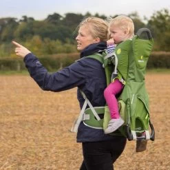 LittleLife Adventurer S2 Child Carrier - Green -Outdoor Camping Store L10593 adventurer S2 child carrier lifestyle 1