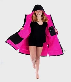 Dryrobe Advance Kids Long Sleeve BLACK PINK - RECYCLED -Outdoor Camping Store LS Black Pink 3 2024x2024 b43bbd40 a214 49a0 8c0e 0e5aa4f963d0