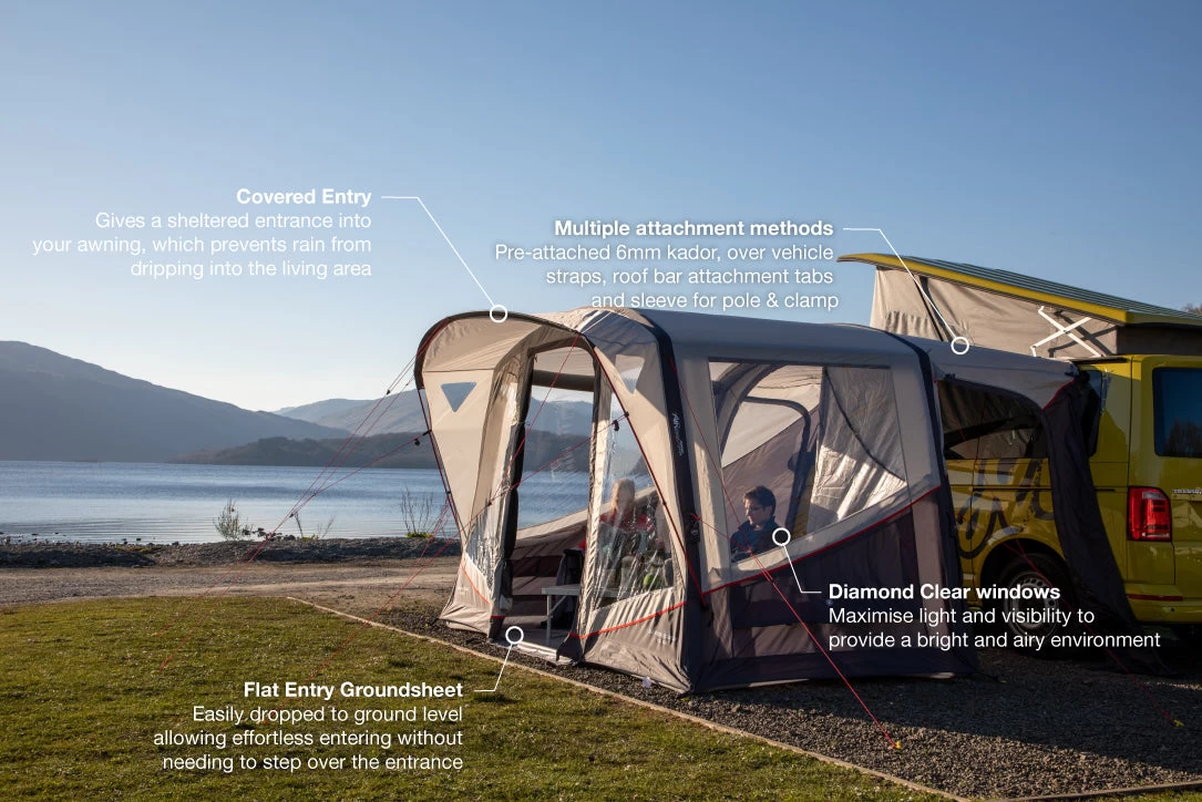 Vango Tolga Air VW Drive Away Awning - Grey 5 Vango Tolga Air VW Drive Away Awning - Grey - Image 3