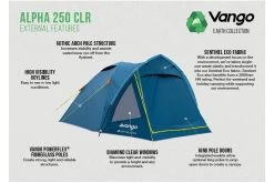 Vango Alpha 250 CLR Tent -Outdoor Camping Store alpha 250 clr 2