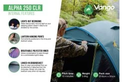 Vango Alpha 250 CLR Tent -Outdoor Camping Store alpha 250 clr 3