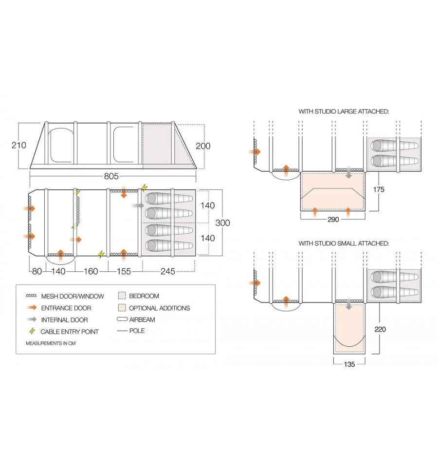 Vango Anantara Air TC 450XL Tent 4 Vango Anantara Air TC 450XL Tent - Image 2