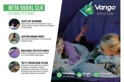Vango Beta 550XL CLR XL Tent -Outdoor Camping Store beta 550xl clr 2