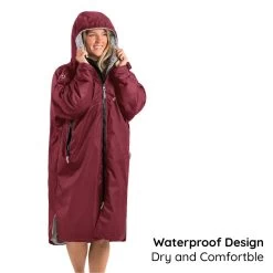 Osprey Unisex Changing Robe Maroon -Outdoor Camping Store callout 1 8