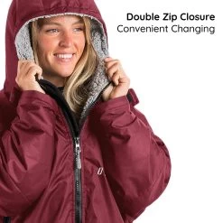 Osprey Unisex Changing Robe Maroon -Outdoor Camping Store callout 2 10