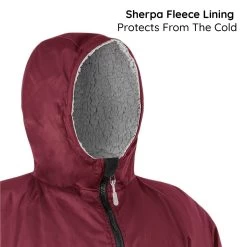 Osprey Unisex Changing Robe Maroon -Outdoor Camping Store callout 3 6