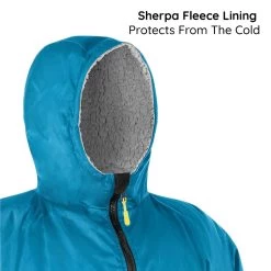 Osprey Unisex Changing Robe Teal -Outdoor Camping Store callout 3 6 1