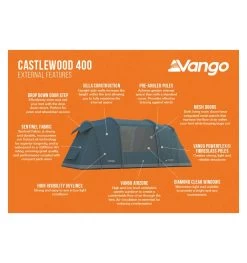 Vango Castlewood 400 Tent Package -Outdoor Camping Store castlewood 400 package 2