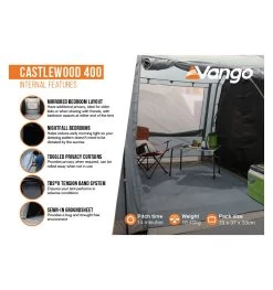 Vango Castlewood 400 Tent Package -Outdoor Camping Store castlewood 400 package 3