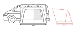 Outdoor Revolution Cayman Air Low Drive Away Awning -Outdoor Camping Store cayman air 3