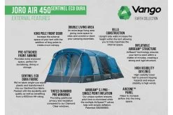 Vango Joro Air 450 Sentinel Eco Dura Package -Outdoor Camping Store joro air 450 sentinel eco dura package 3