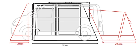 Outdoor Revolution Movelite T3E Mid Drive Away Awning - 220 To 255cm 5 Outdoor Revolution Movelite T3E Mid Drive Away Awning - 220 To 255cm - Image 3