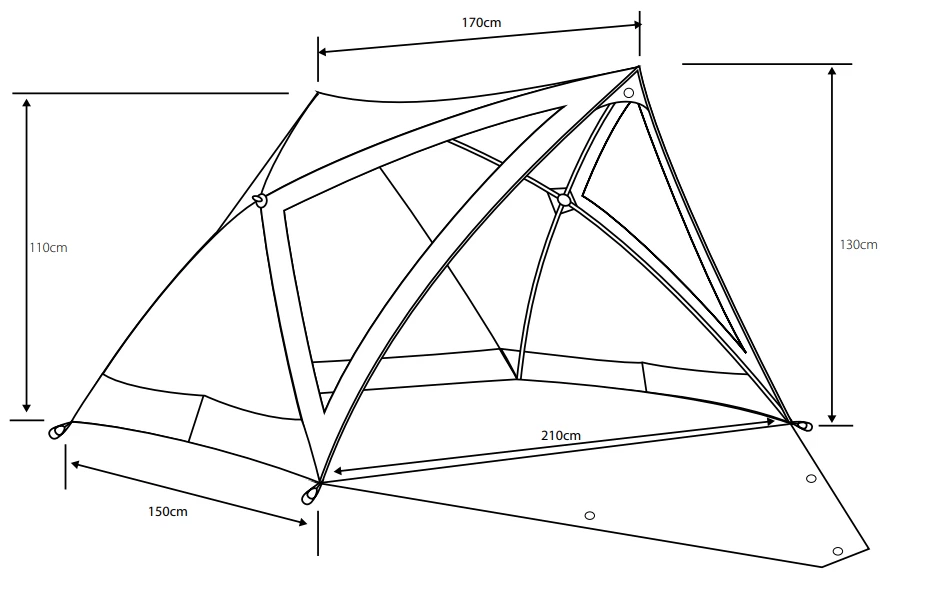 Outdoor Revolution Pronto Beach Bum Shelter 4 Outdoor Revolution Pronto Beach Bum Shelter - Image 2