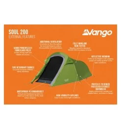 Vango Soul 200 Tent -Outdoor Camping Store soul 200 2