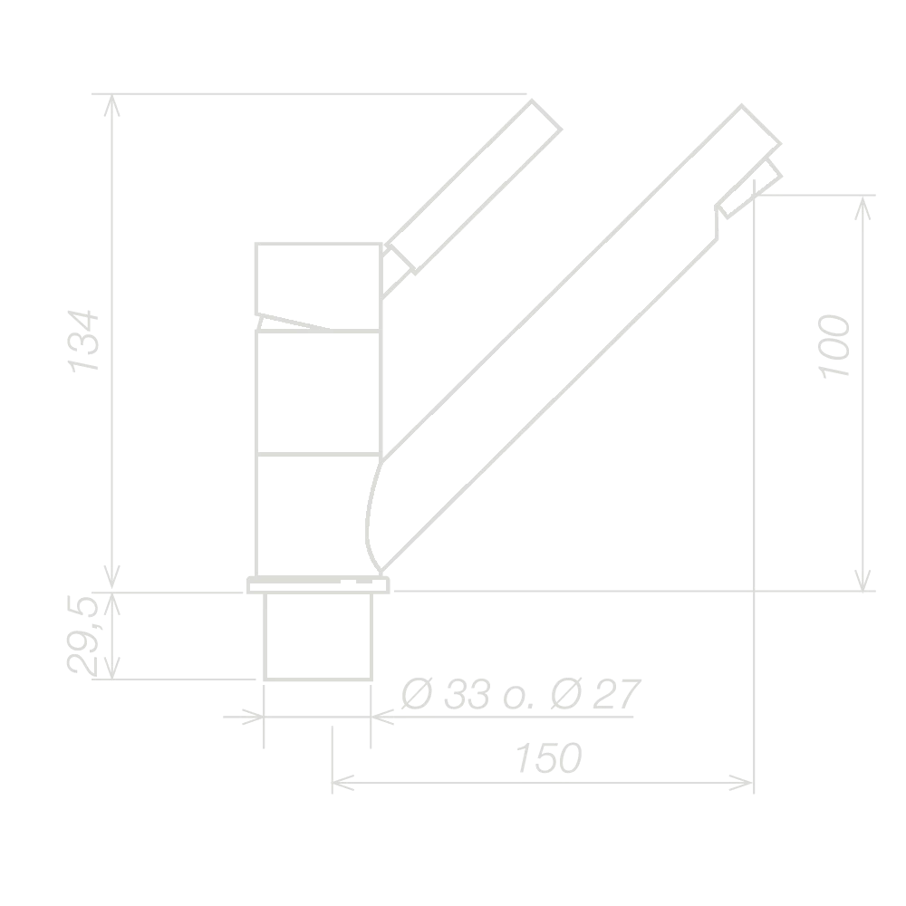 Reich Single Level Mixer Tap Trend E D33 Chrome 4 Reich Single Level Mixer Tap Trend E D33 Chrome - Image 2