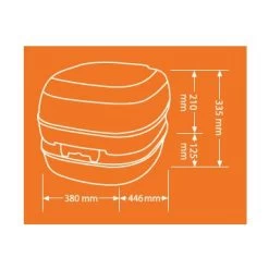 Blue Diamond When Nature Calls Portable Toilet - 16 Litre -Outdoor Camping Store wat225 outdoor revolution when nature calls toilet 16 litre dimensions