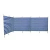 Blue Diamond Traditional 5 Pole Navy Stripe Windbreak